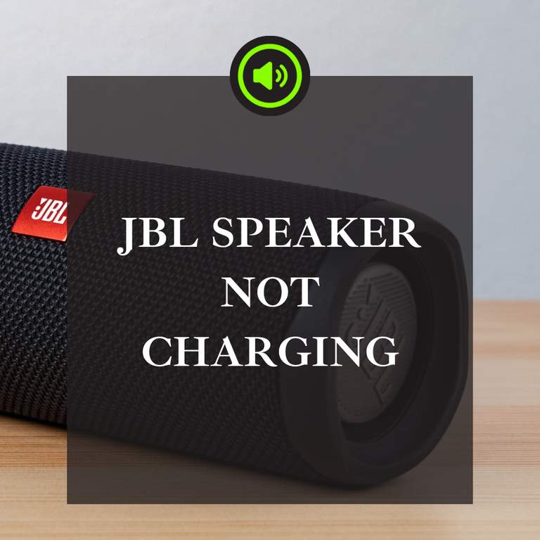 jbl speaker not charging