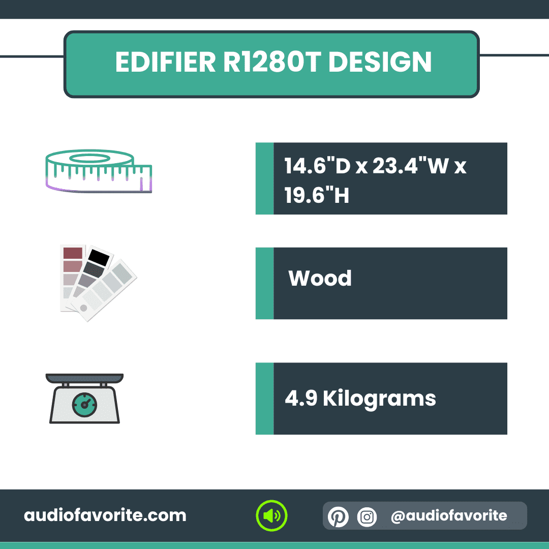 EDIFIER R1280T DESIGN EDIFIER R1280T DESIGN