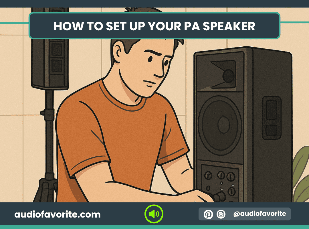 How to Set Up Your PA Speaker