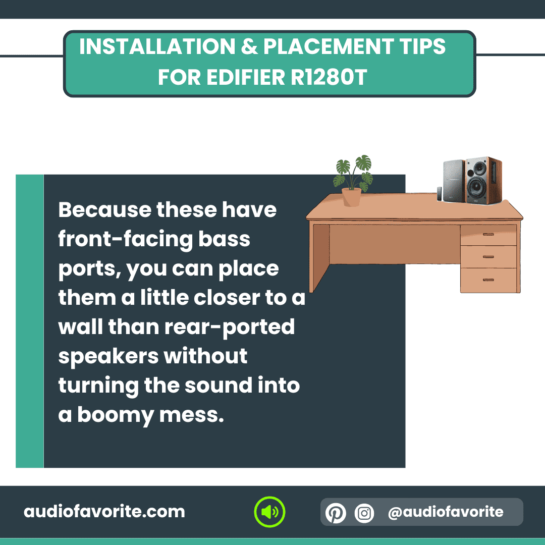 INSTALLATION & PLACEMENT TIPS FOR EDIFIER R1280T INSTALLATION & PLACEMENT TIPS FOR EDIFIER R1280T
